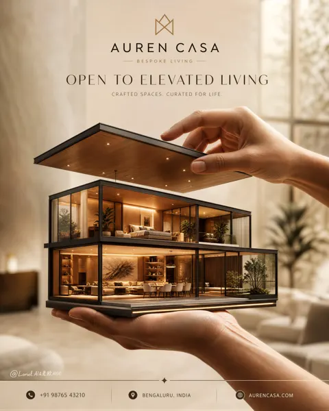 Auren casa premium vertical real estate poster