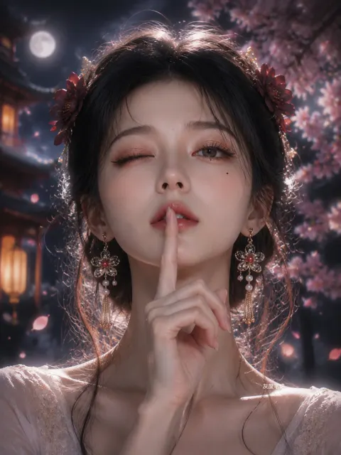 Ultra realistic oriental fantasy cinematic portrait