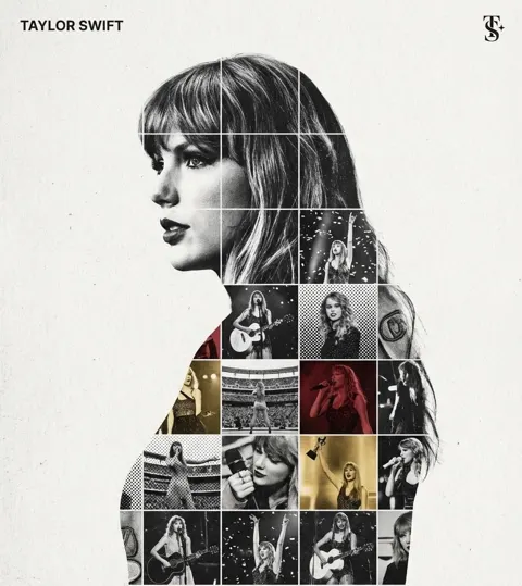 Textured mosaic tribute poster