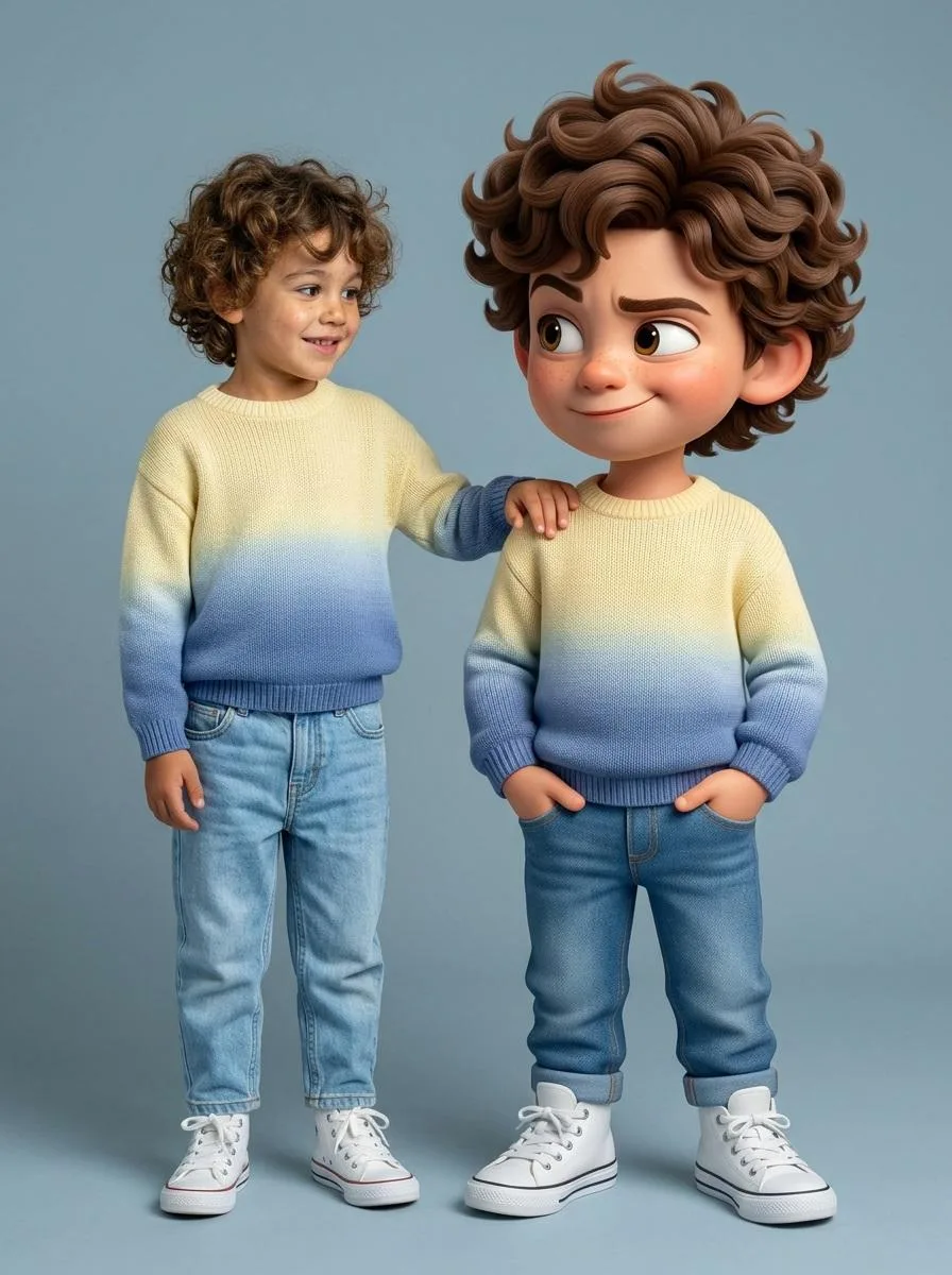 Human and pixar clone photo — Sonra