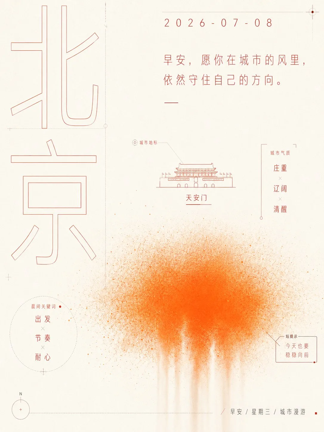 Fluorescent spray typography experimental poster — After