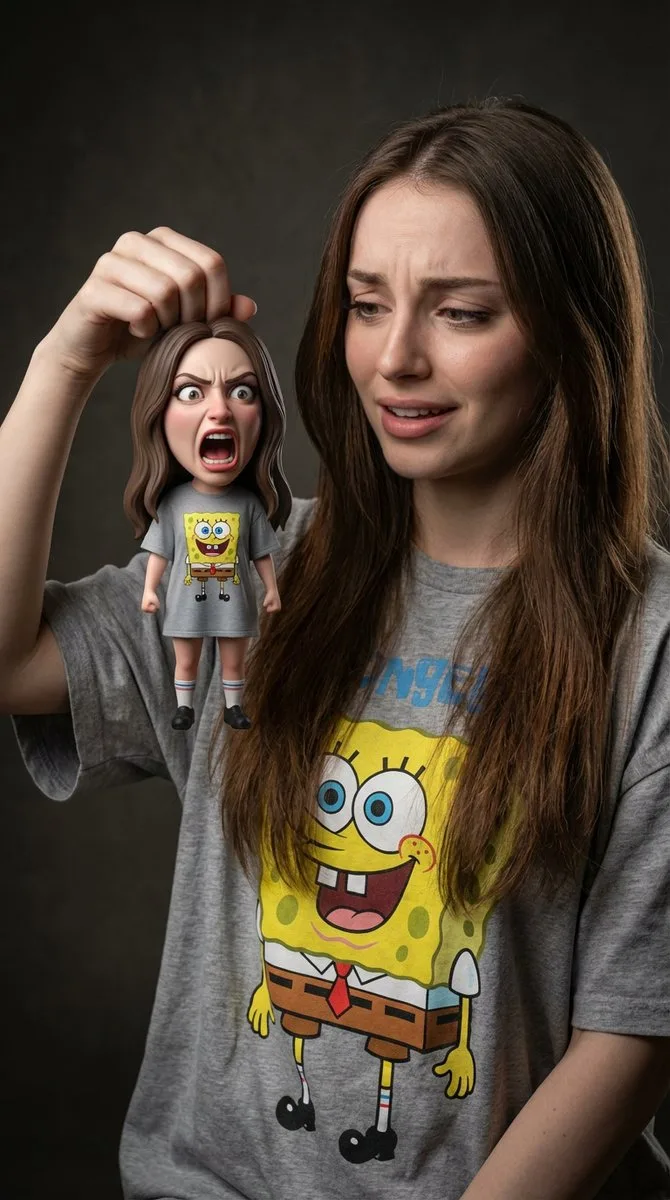 Hyper realistic self holding q version — After
