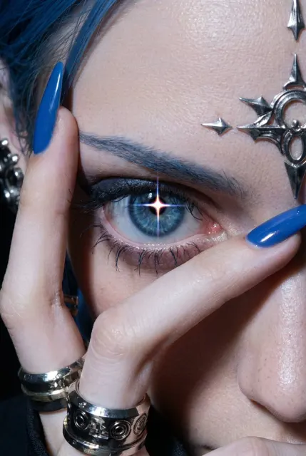 High fashion editorial portrait