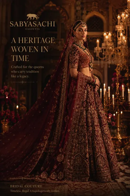 Luxury couture bridal editorial prompt