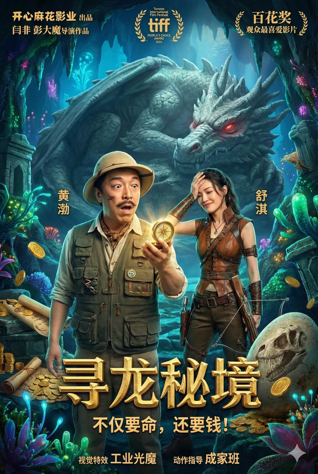 奇幻冒险喜剧海报-寻龙秘境 — Sonra