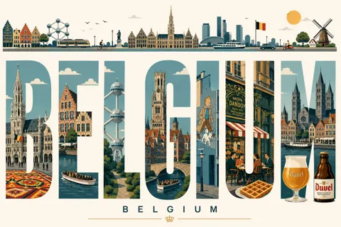 Swiss modernist bangkok travel poster prompt