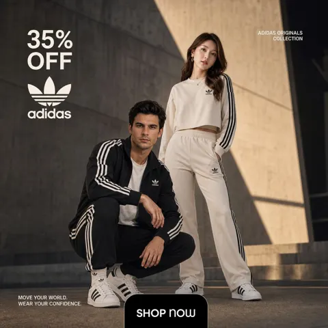 Adidas premium fashion ad