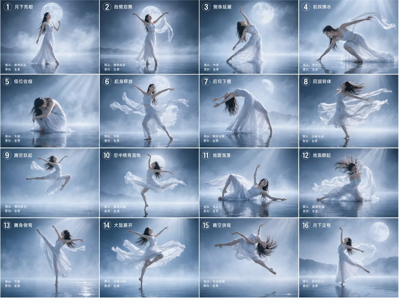 Ethereal moonlight mist modern dance storyboard — After