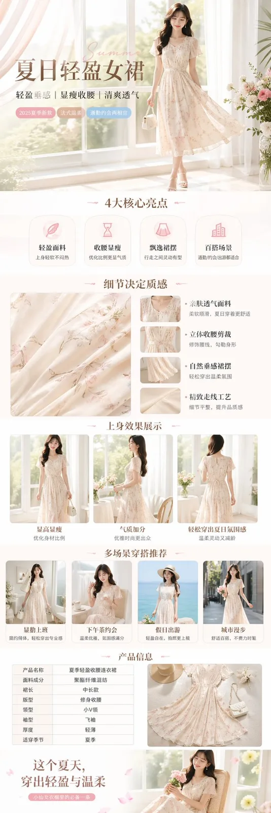 Summer womens dress display — Sonra