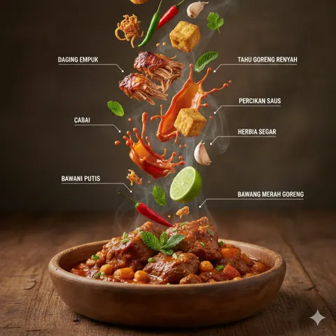 Floating arabian feast diagram