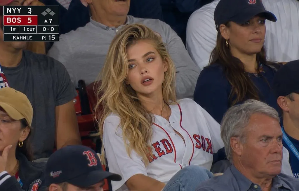 Mlb broadcast crowd shot realistic woman — After