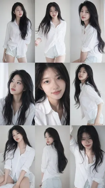 Korean idol grid photobook