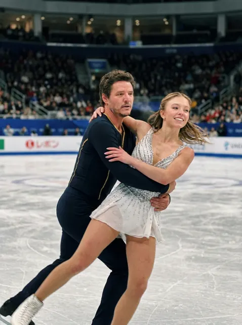 Real olympic duo skating moment