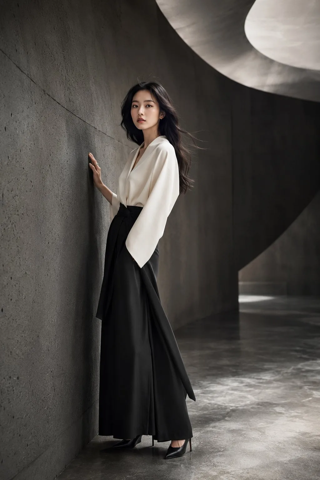 Japanese woman high end architectural fashion studio — After
