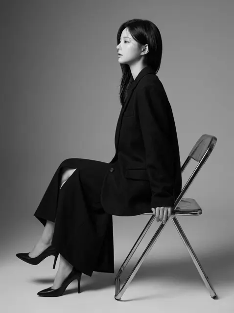 8k professional black and white korean fashion portrait