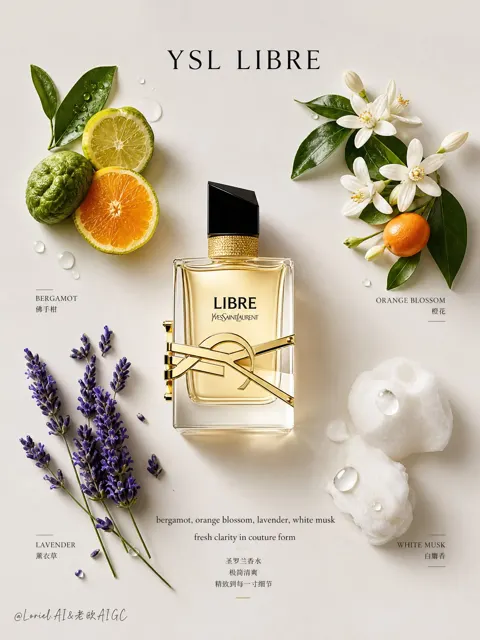 Guerlain aqua allegoria minimalist luxury ad