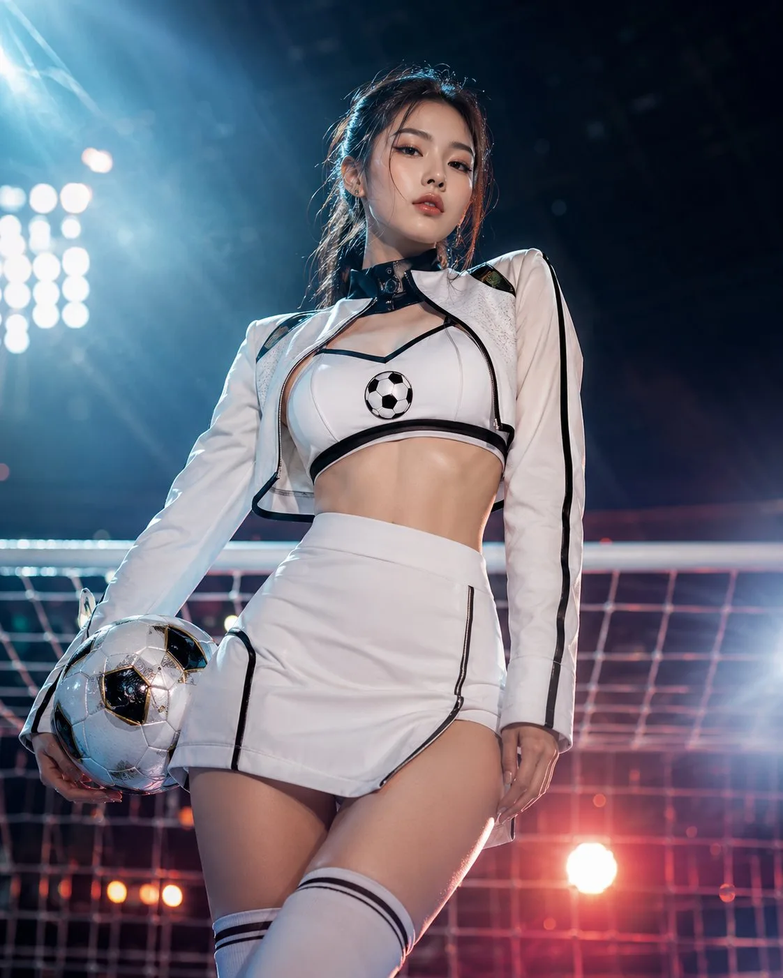 World cup soccer babe high fashion editorial — Sonra