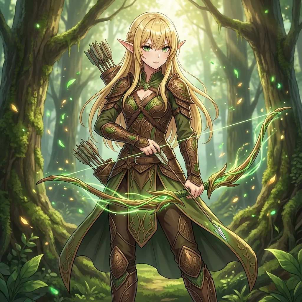 Misty forest elf guardian — After