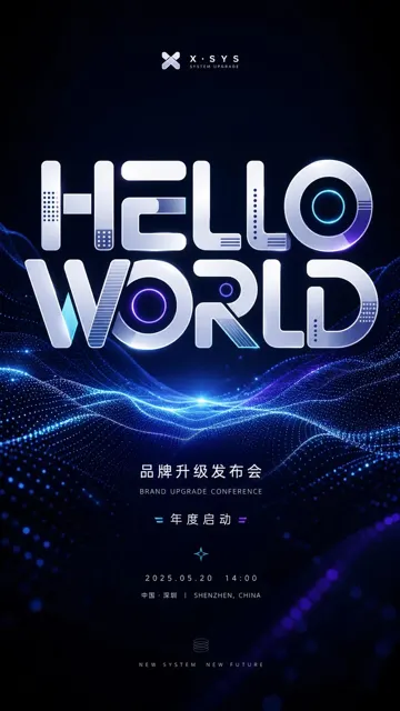 Future tech digital hollow particle halo
