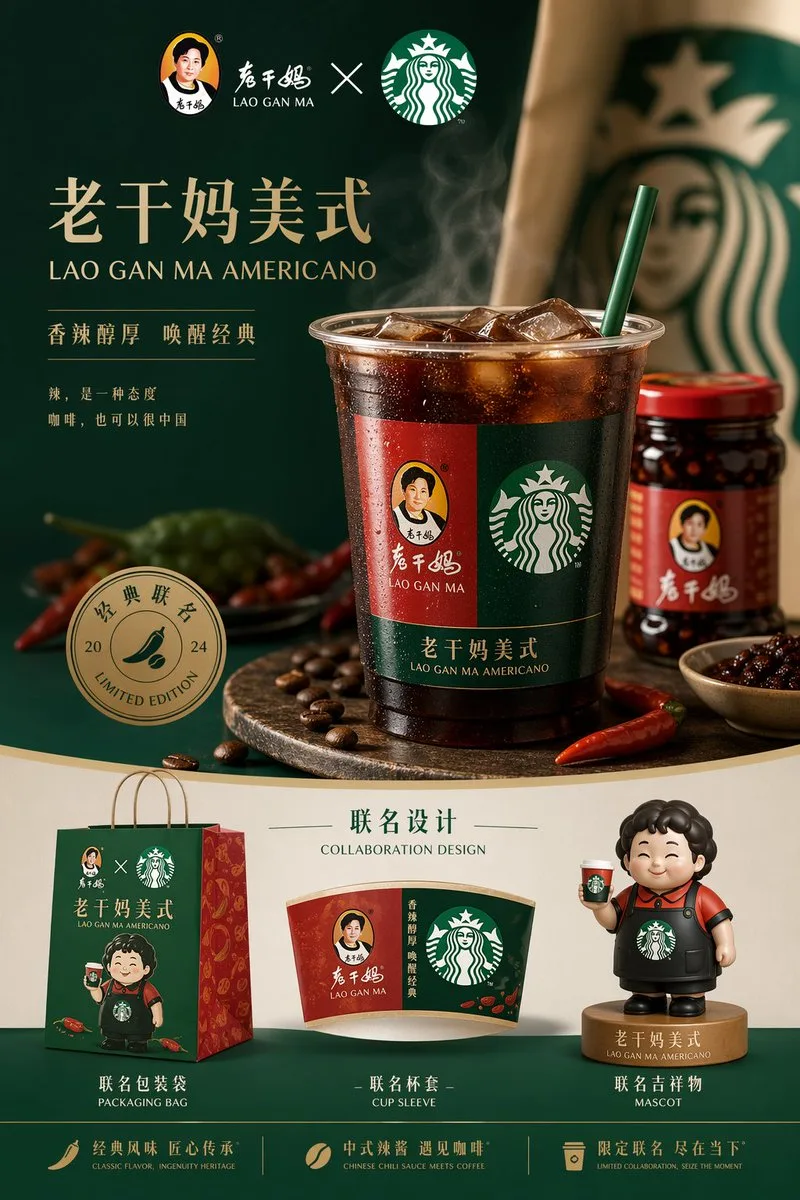 Lao gan ma starbucks co brand — Sonra