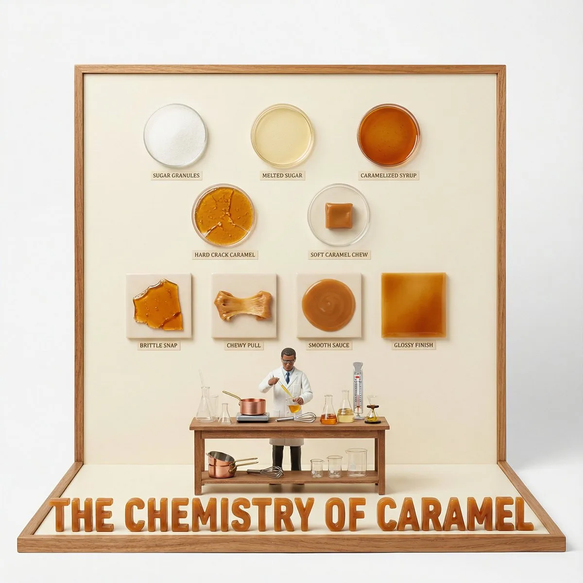 Wes anderson caramel chemistry deconstruction — After