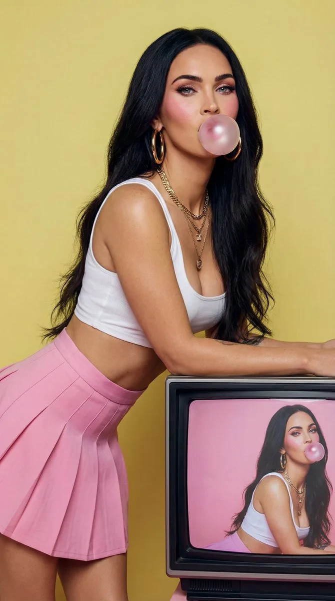 Pink bubblegum retro tv fashion — Sonra