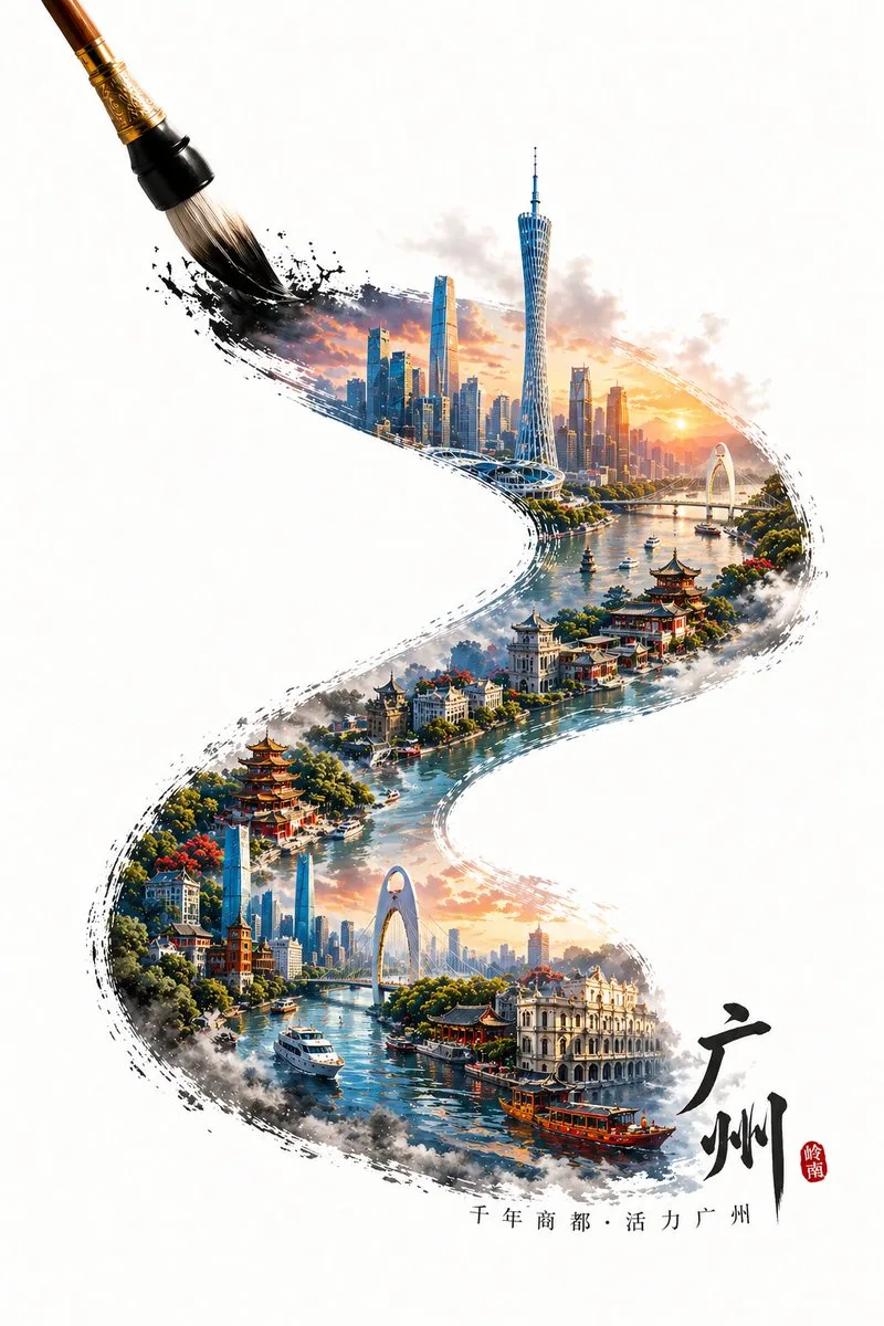 Ink guangzhou micro 3d poster — Sonra