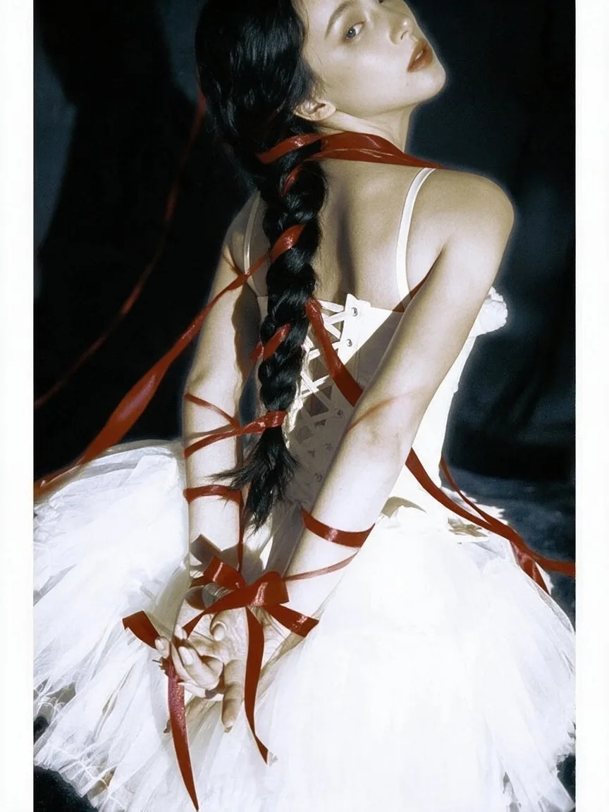 Dark gothic ballet fashion photography — Sonra