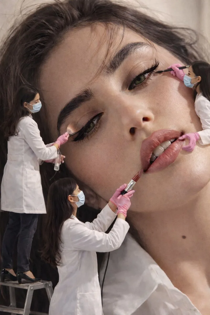 Surreal micro makeup team — After
