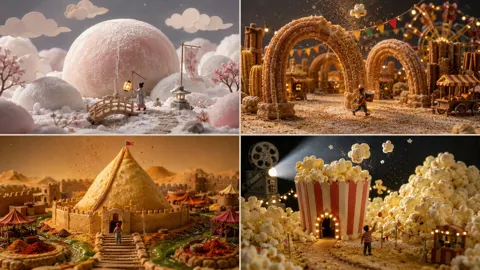 Miniature product benefit landscape prompt