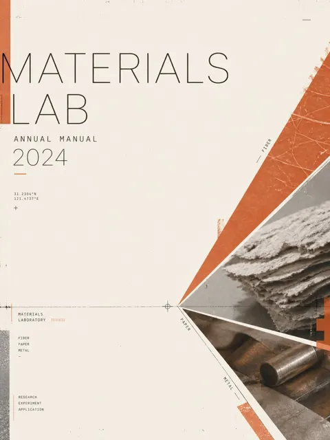 Restrained architectural experimental poster