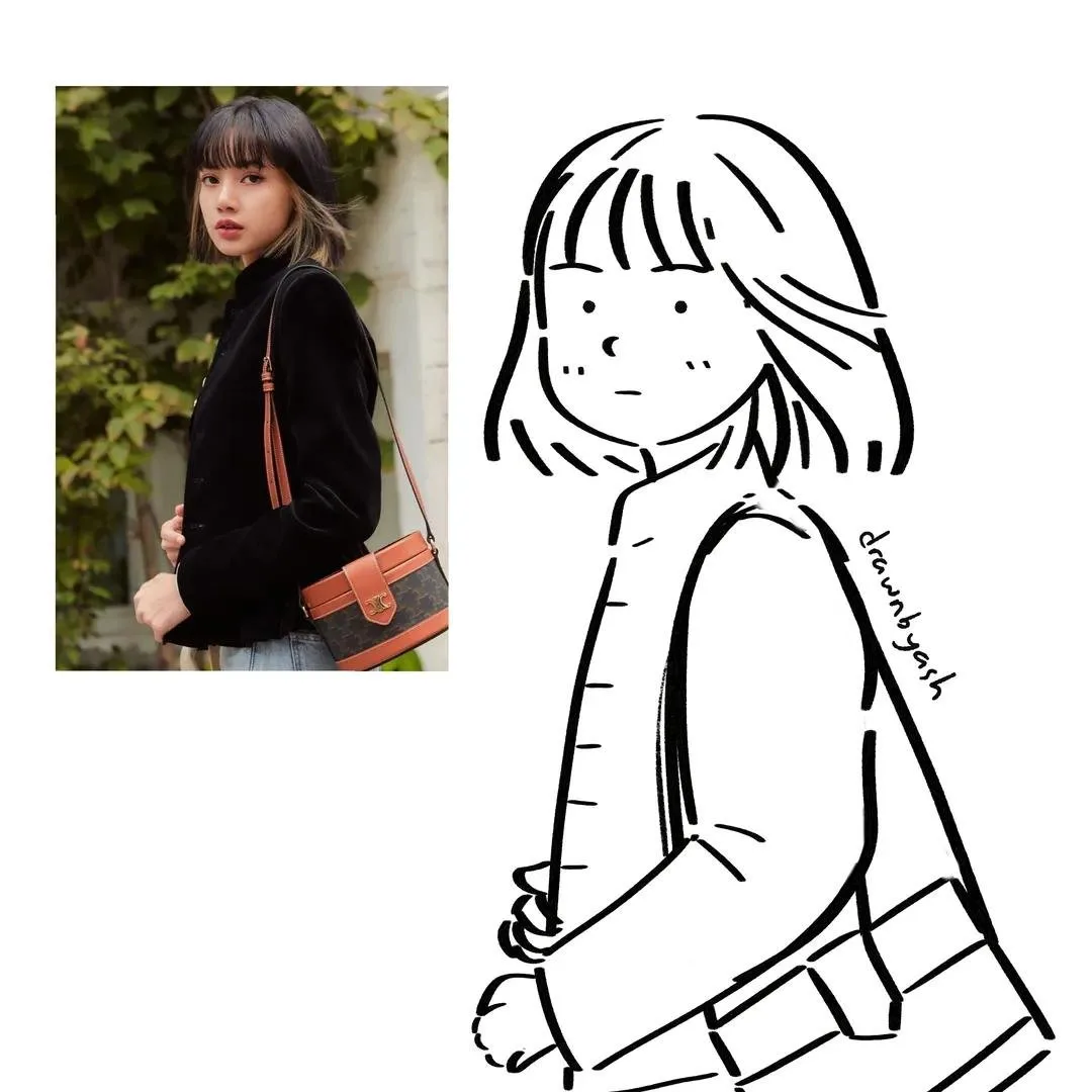 Minimalist bw hand drawn doodle illustration — After