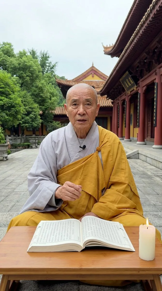 Ancient temple monk wisdom — After