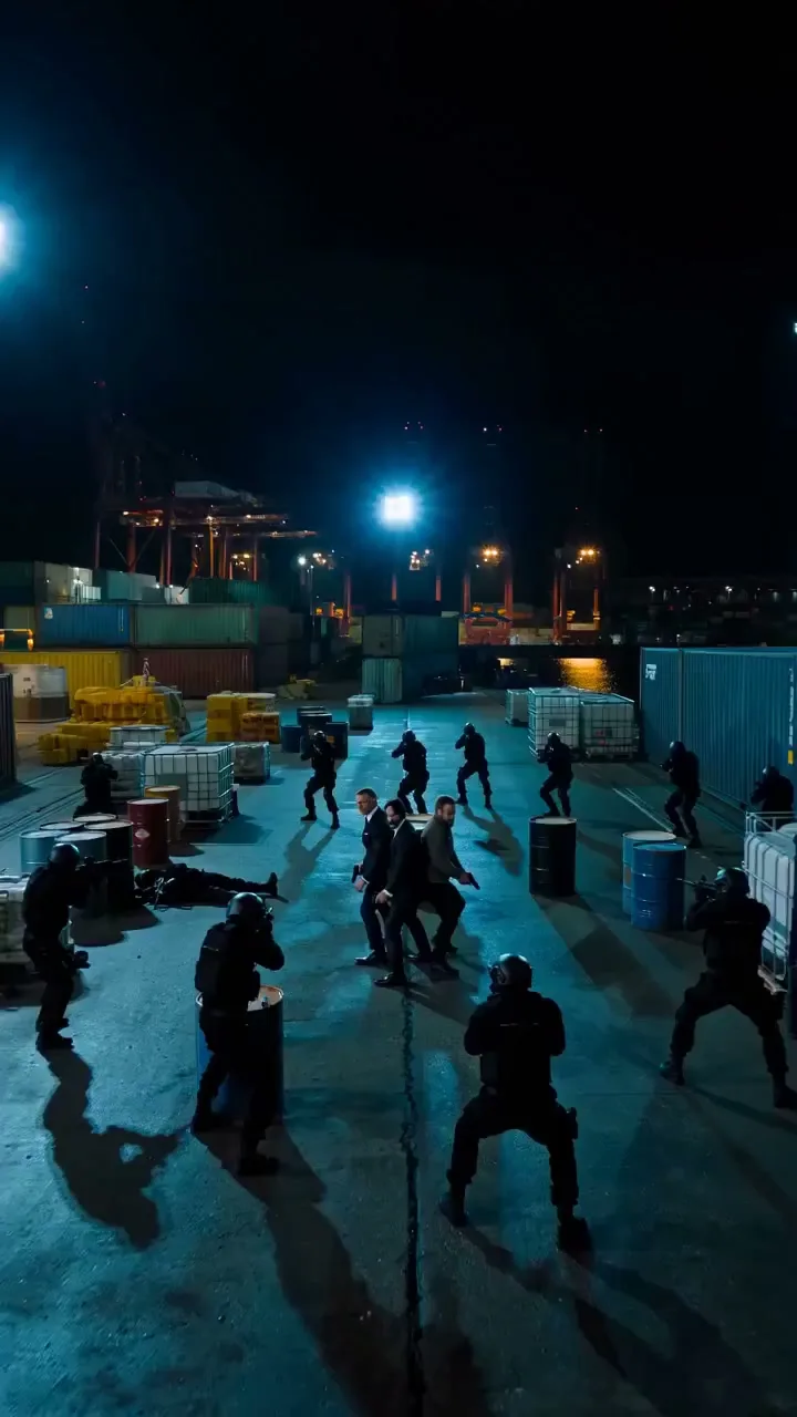 John wick bond three way fight — Sonra