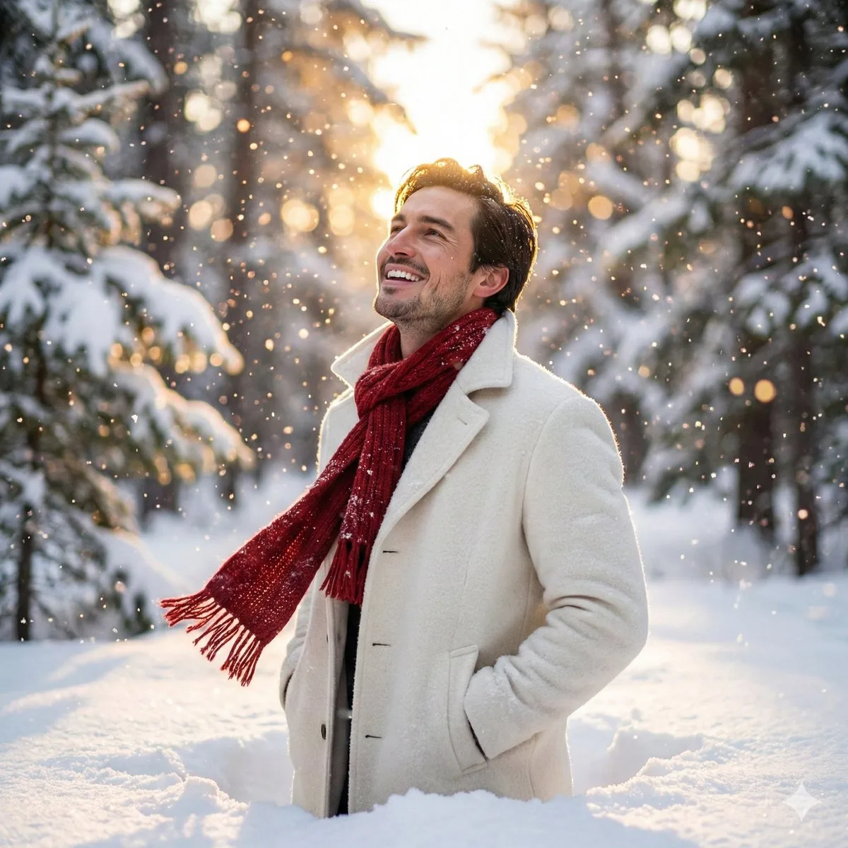 Golden snow healing smile — Sonra