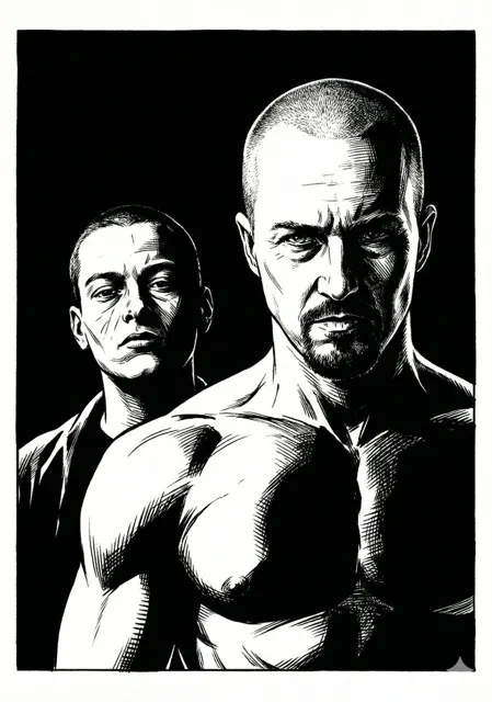 Sin city hardboiled comic art