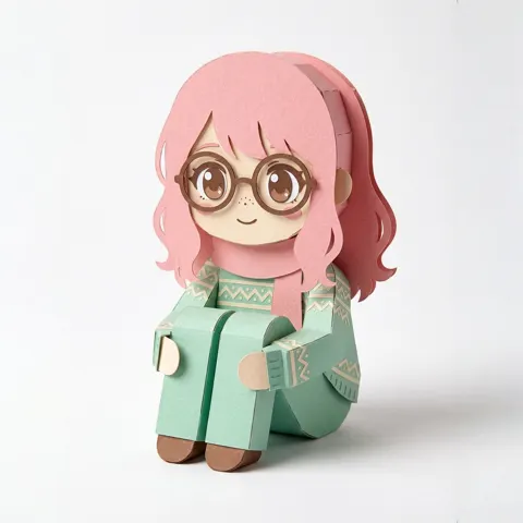 Photo to sd papercraft template