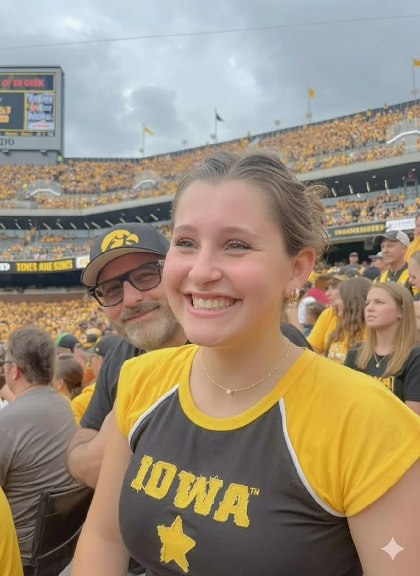 Passionate stadium selfie — After