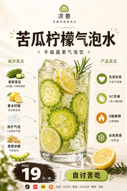 Restaurant brand promo poster