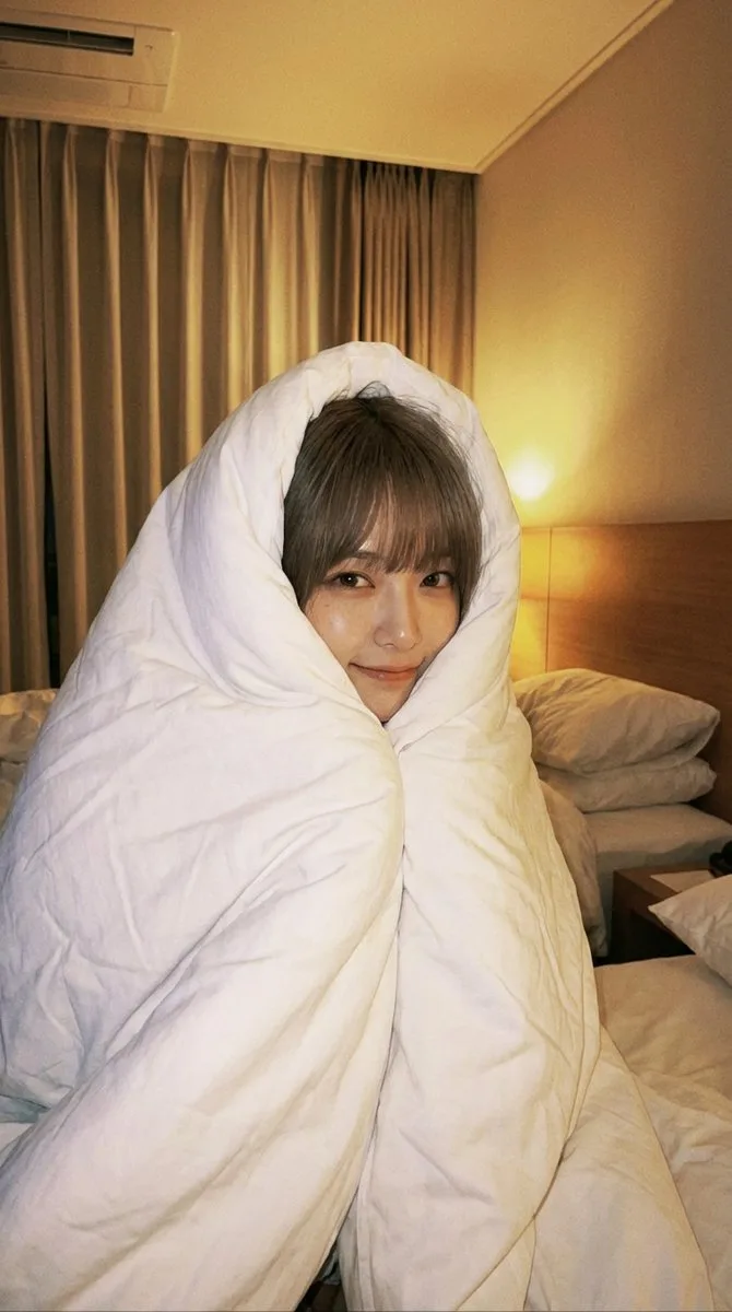 Hotel duvet cocoon — After