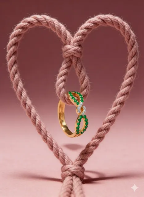 Romantic floating heart jewelry