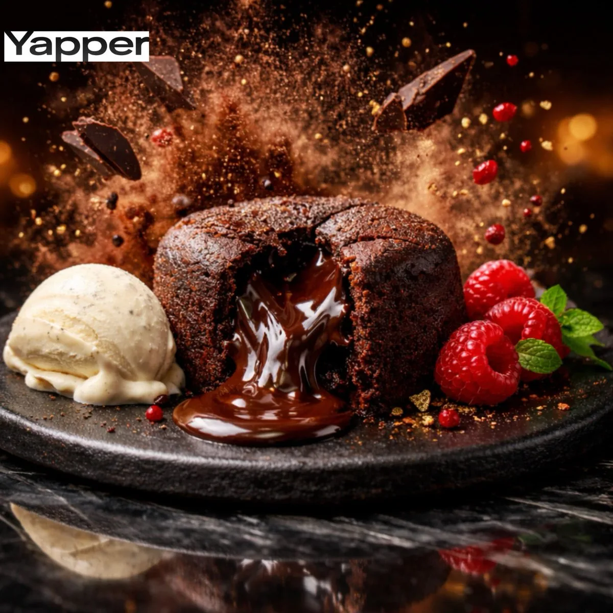 Luxury molten chocolate burst — Sonra