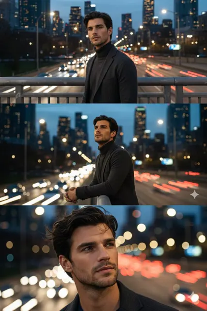 Neon night youth triptych