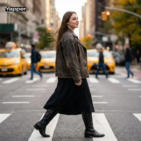 Urban autumn haute couture campaign