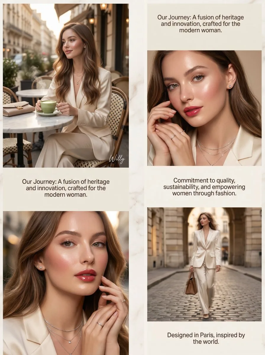 Luxury brand story parisian elegance — After