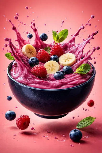 Splash berry smoothie bowl