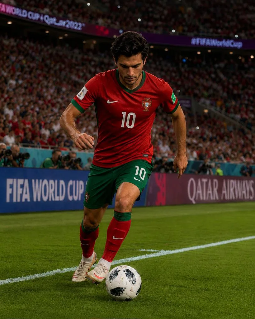 Ultra realistic fifa portugal football poster — Sonra