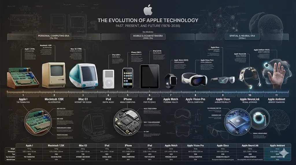 Epic product evolution 3d infographic — Sonra