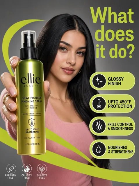 Premium hair spray ad