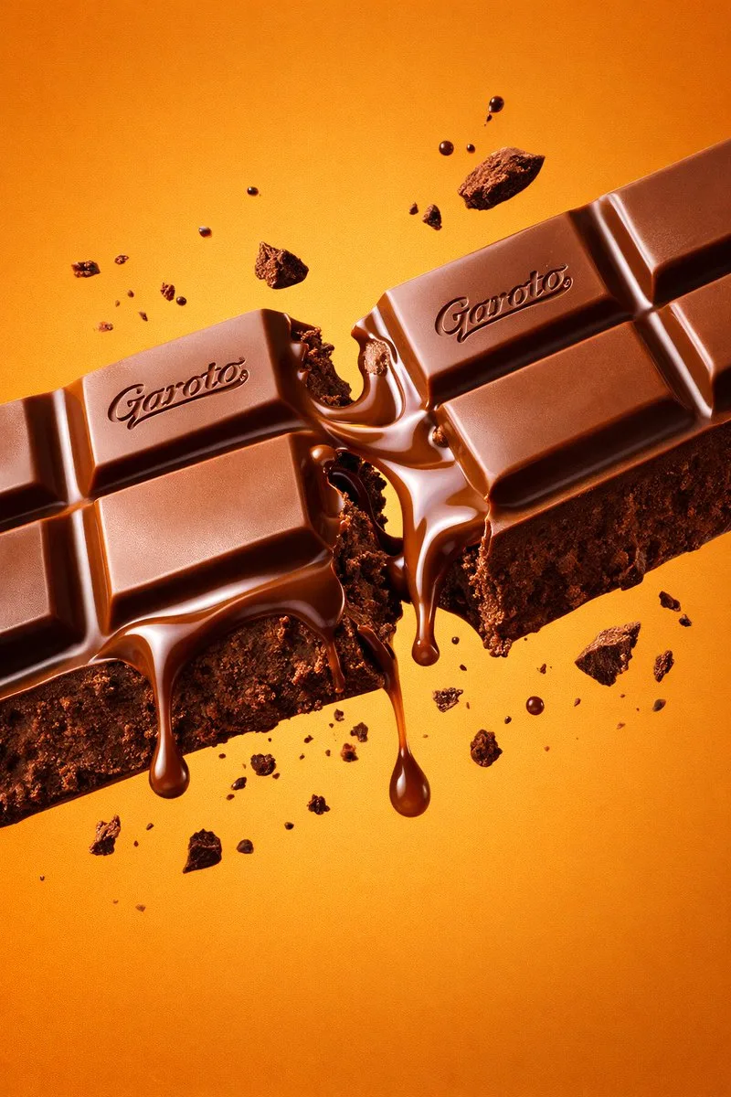 Rich melting chocolate commercial photography — After